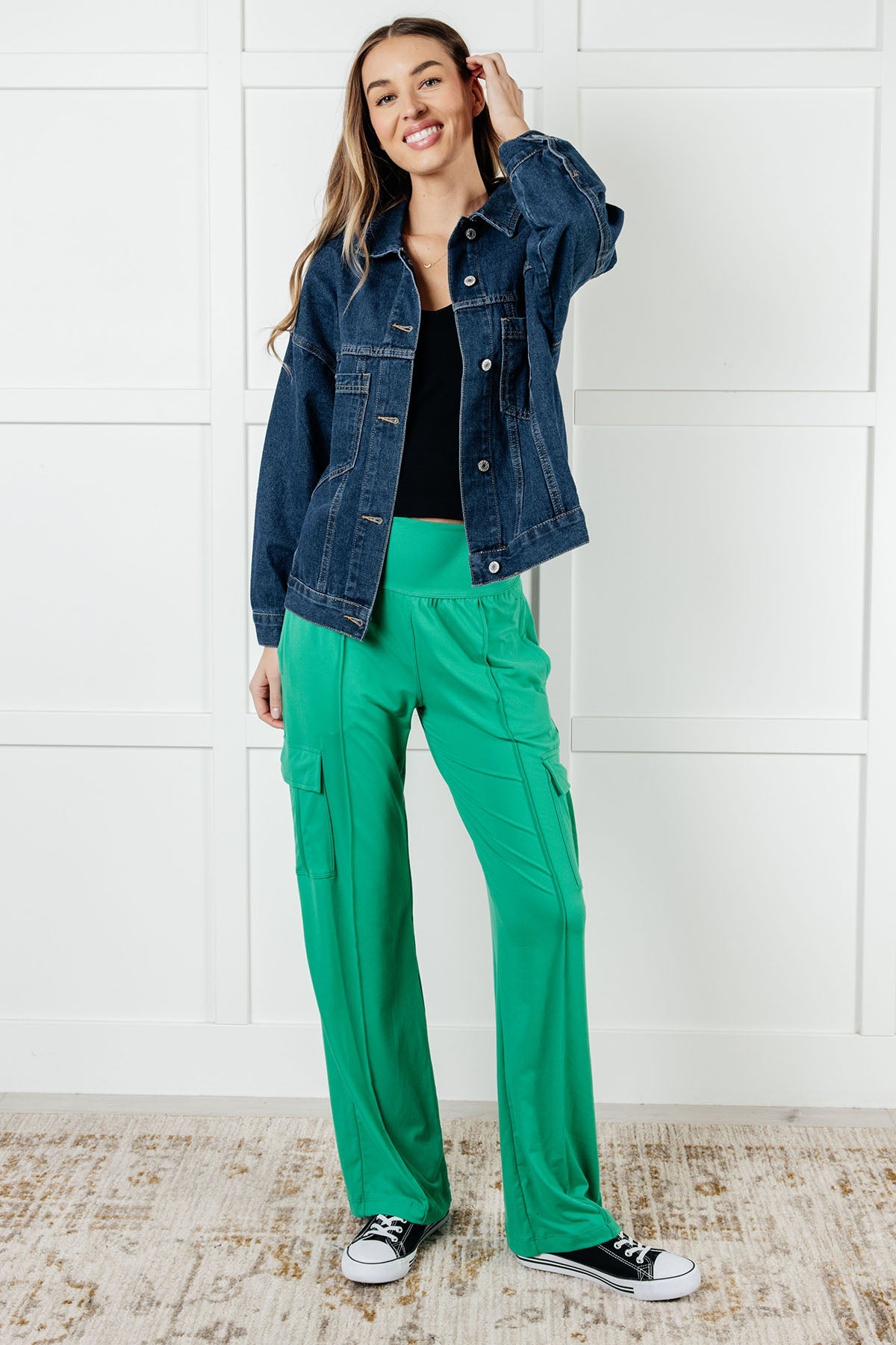 RACE TO RELAX CARGO PANTS (GREEN)