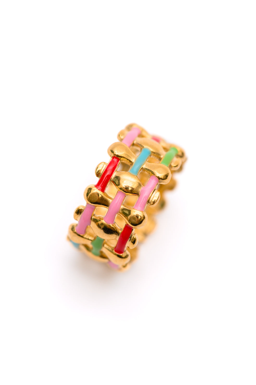 WOVEN IN COLOR RING