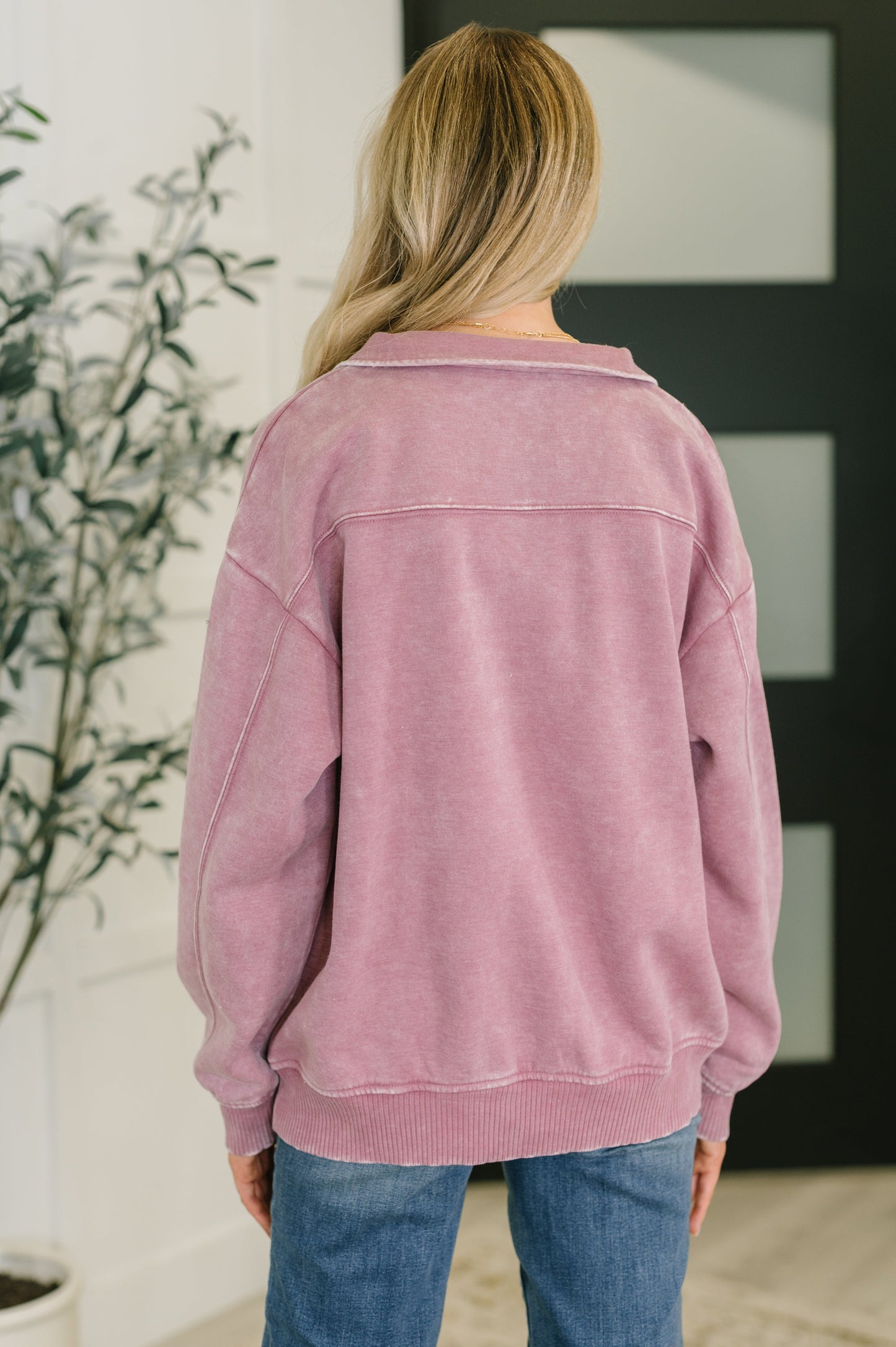 YOU SHOULD KNOW PULLOVER (LIGHT ROSE)