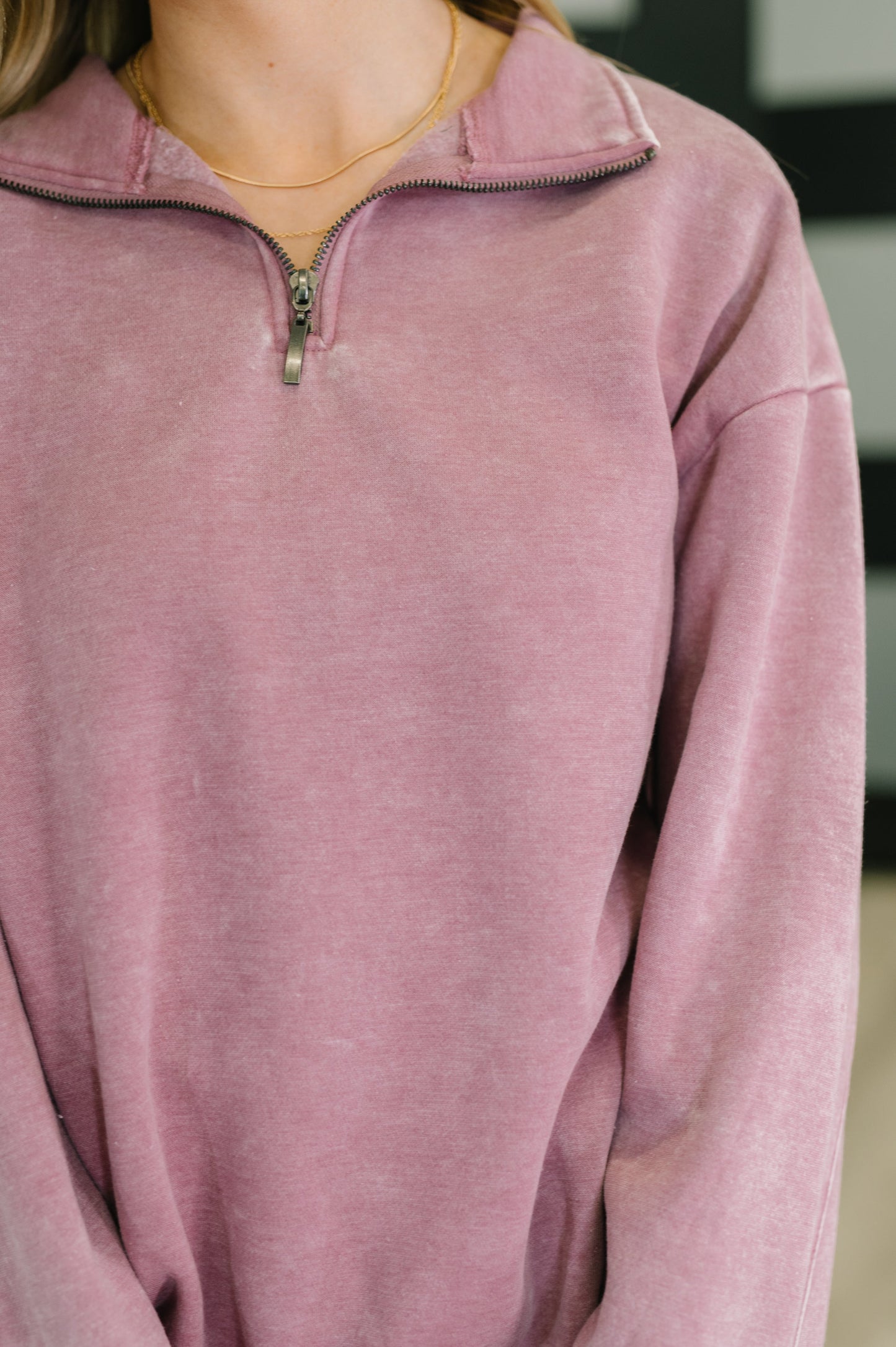 YOU SHOULD KNOW PULLOVER (LIGHT ROSE)