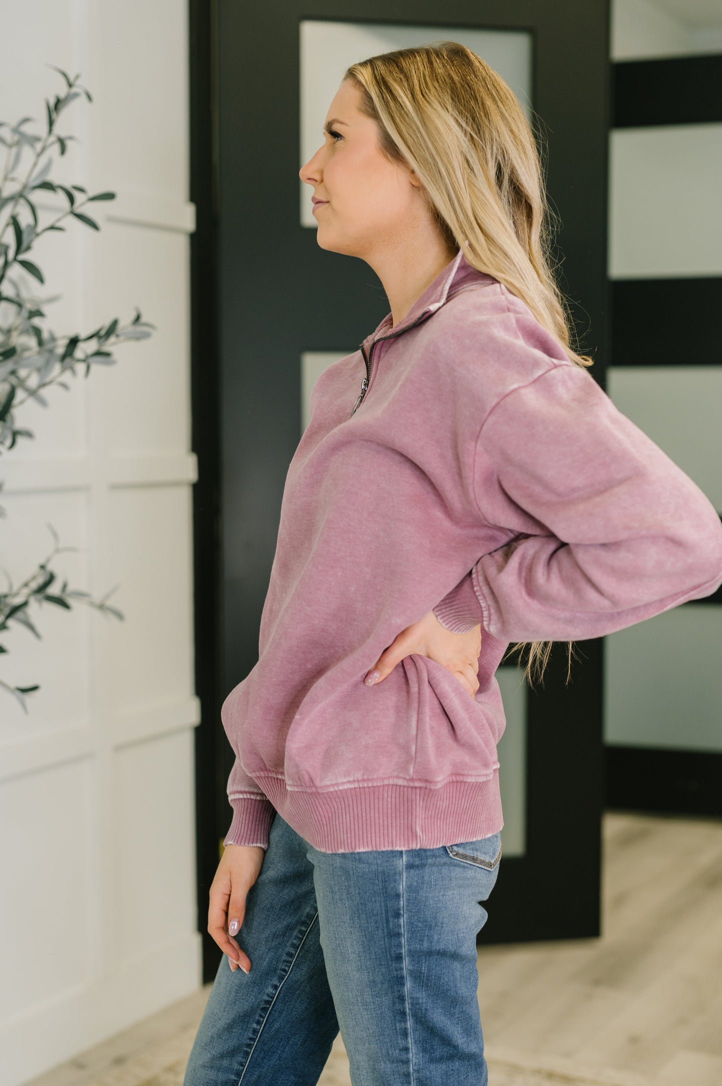 YOU SHOULD KNOW PULLOVER (LIGHT ROSE)
