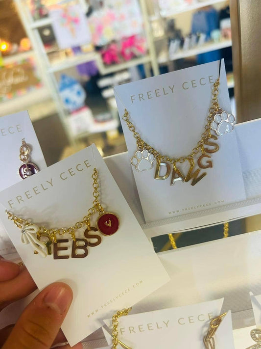 GAME DAY TRENDY CHARM NECKLACES