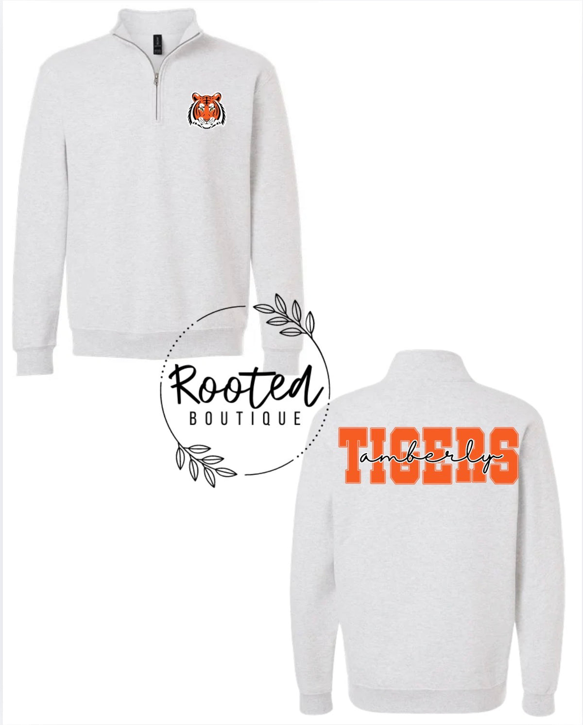 TIGERS 1/4 ZIP