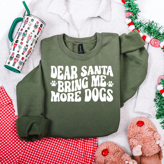 BRING ME MORE DOGS GRAPHIC TEE + SWEATSHIRT