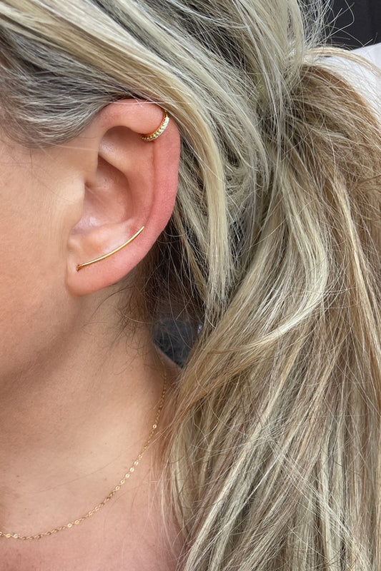 DAINTY EAR CLIMBER EARRINGS