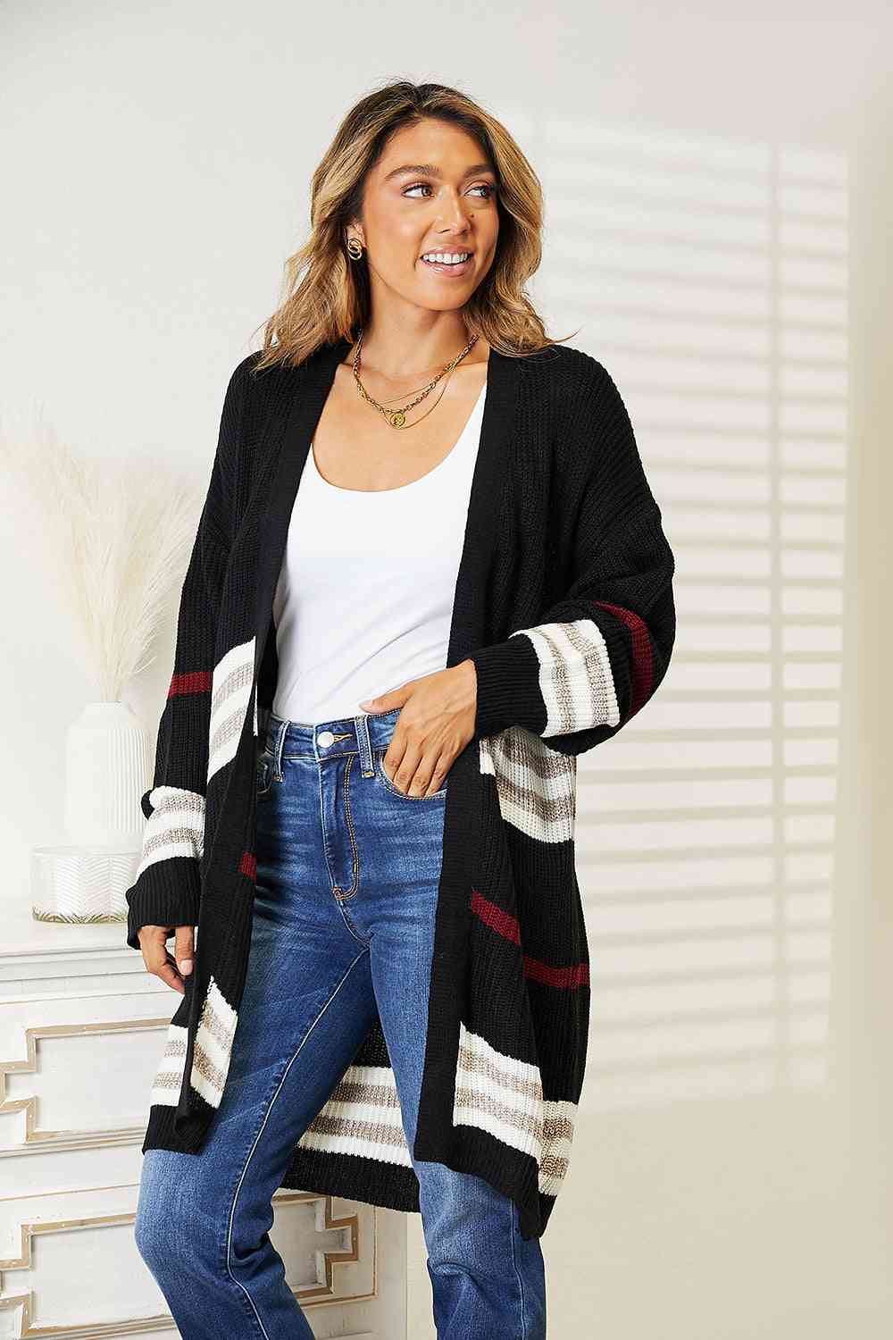 CHIC STRIPED CARDI